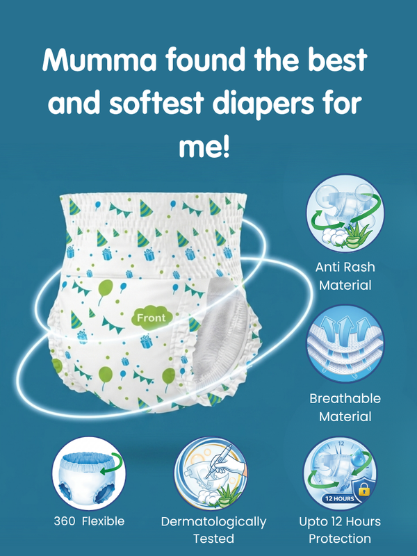 Poopals Premium Baby Diapers (XL)