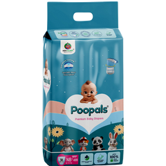 Poopals Premium Baby Diapers (NB) NB 38