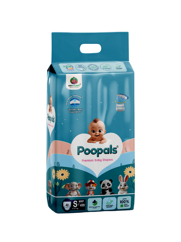 Poopals Premium Baby Diapers (XL) S 40