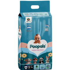 Poopals Premium Baby Diapers (S) S 40