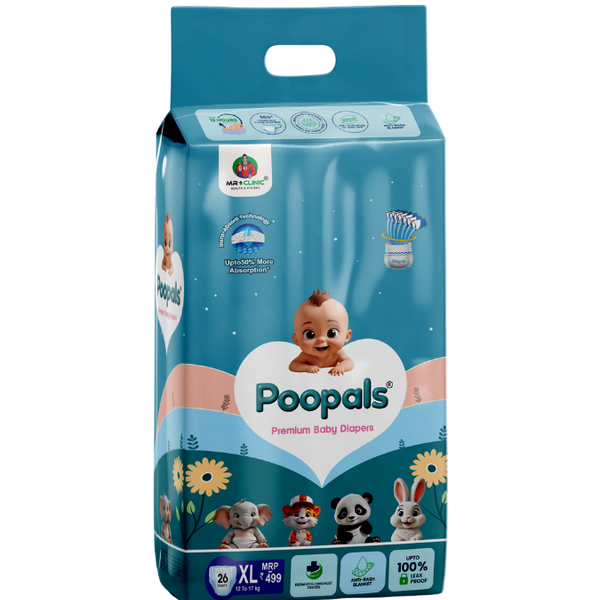 Poopals Premium Baby Diapers (XL) XL 26