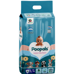 Poopals Premium Baby Diapers (L) XL 26